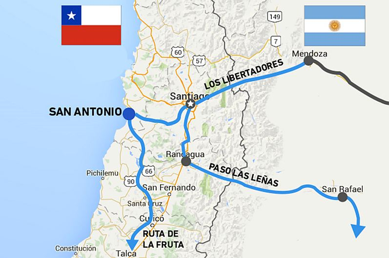 SAN ANTONIO CHILE, mapa turistico DE SAN ANTONIO, CHILE. 